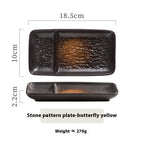Dumplings Flat Ware Creative Frame Sauce Seasoning Dish - Walfos® Kitchenware