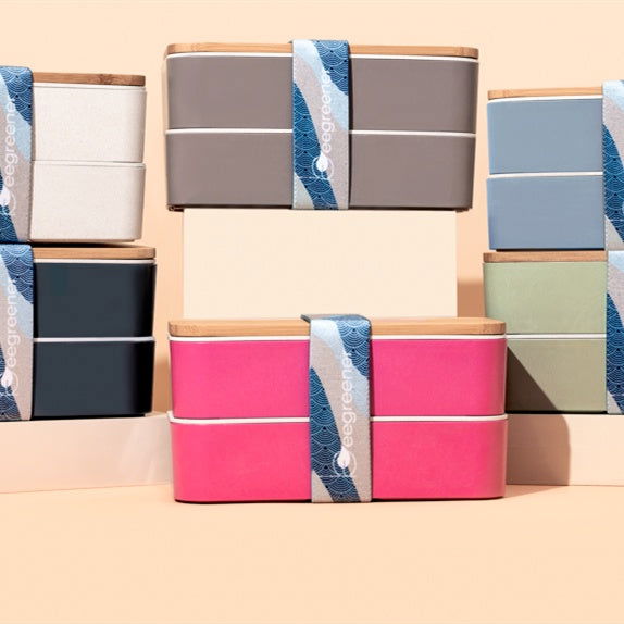 Eco Friendly Beegreener Bento Box Sealed Lunch Box Japanese Type Children Lunch Box Bamboo Lid - Walfos® Kitchenware