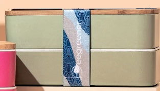 Eco Friendly Beegreener Bento Box Sealed Lunch Box Japanese Type Children Lunch Box Bamboo Lid - Walfos® Kitchenware