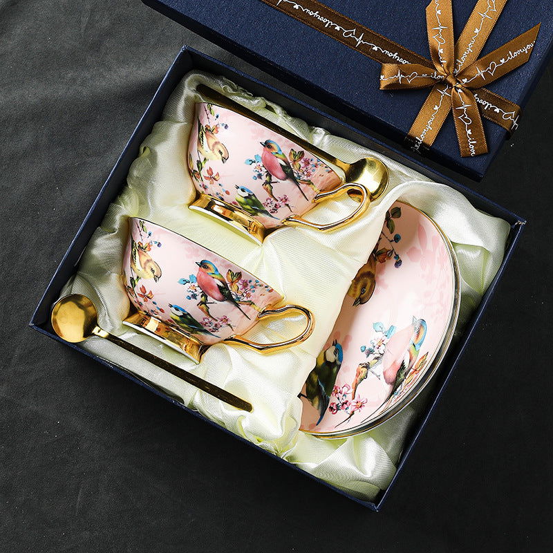European Bone China Coffee Cup Suit - Walfos® Kitchenware