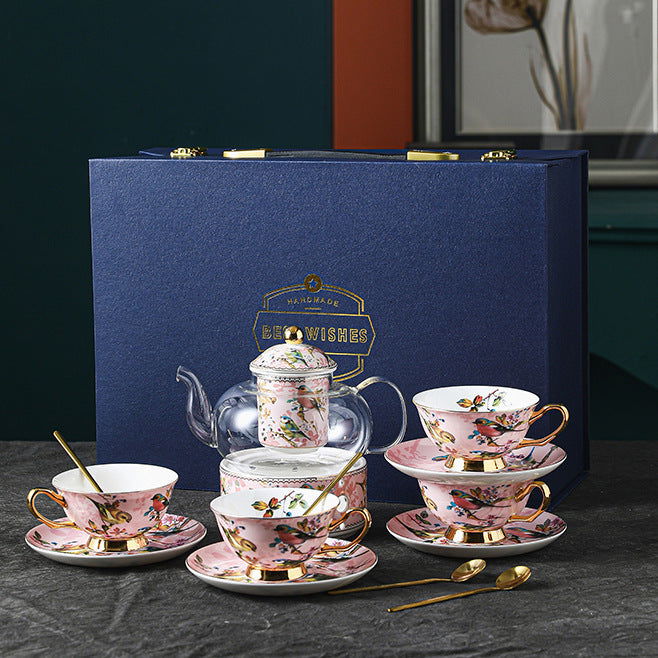 European Bone China Coffee Cup Suit - Walfos® Kitchenware