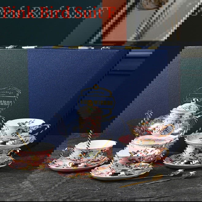 European Bone China Coffee Cup Suit - Walfos® Kitchenware