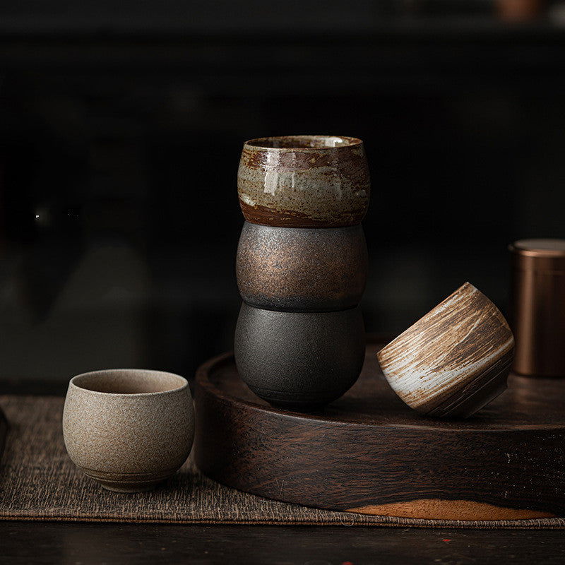 Fashion Japanese Handmade Coarse Pottery Tea Cup - Walfos® Kitchenware