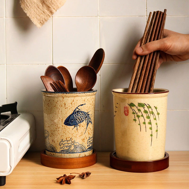 Fashion Personality Japanese Ceramic Chopsticks Holder - Walfos® Kitchenware