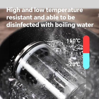 Fermentation culture dish with scale natural yeast rapid fermentation tank Fermentation tank Glass sealed bottle Baking device - Walfos® Kitchenware