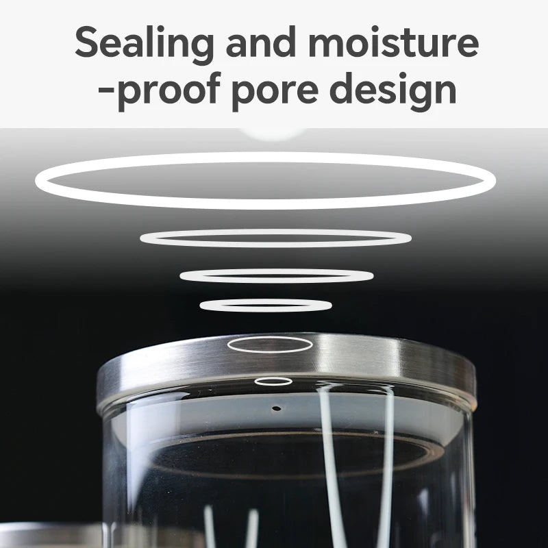 Fermentation culture dish with scale natural yeast rapid fermentation tank Fermentation tank Glass sealed bottle Baking device - Walfos® Kitchenware