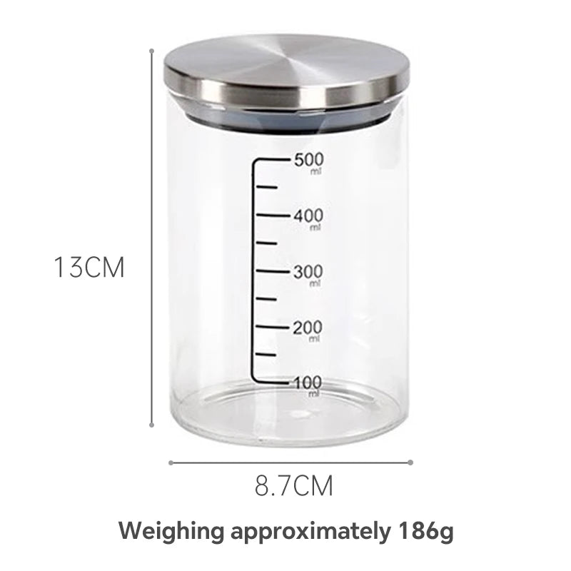 Fermentation culture dish with scale natural yeast rapid fermentation tank Fermentation tank Glass sealed bottle Baking device - Walfos® Kitchenware