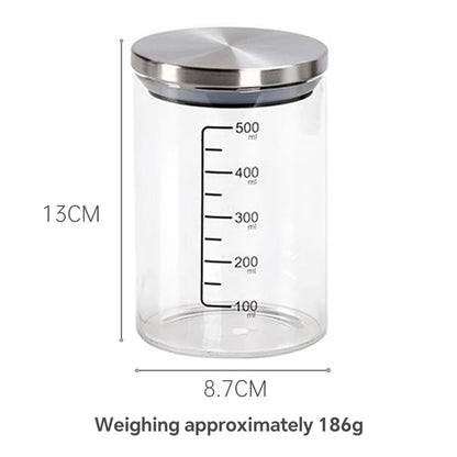 Fermentation culture dish with scale natural yeast rapid fermentation tank Fermentation tank Glass sealed bottle Baking device - Walfos® Kitchenware