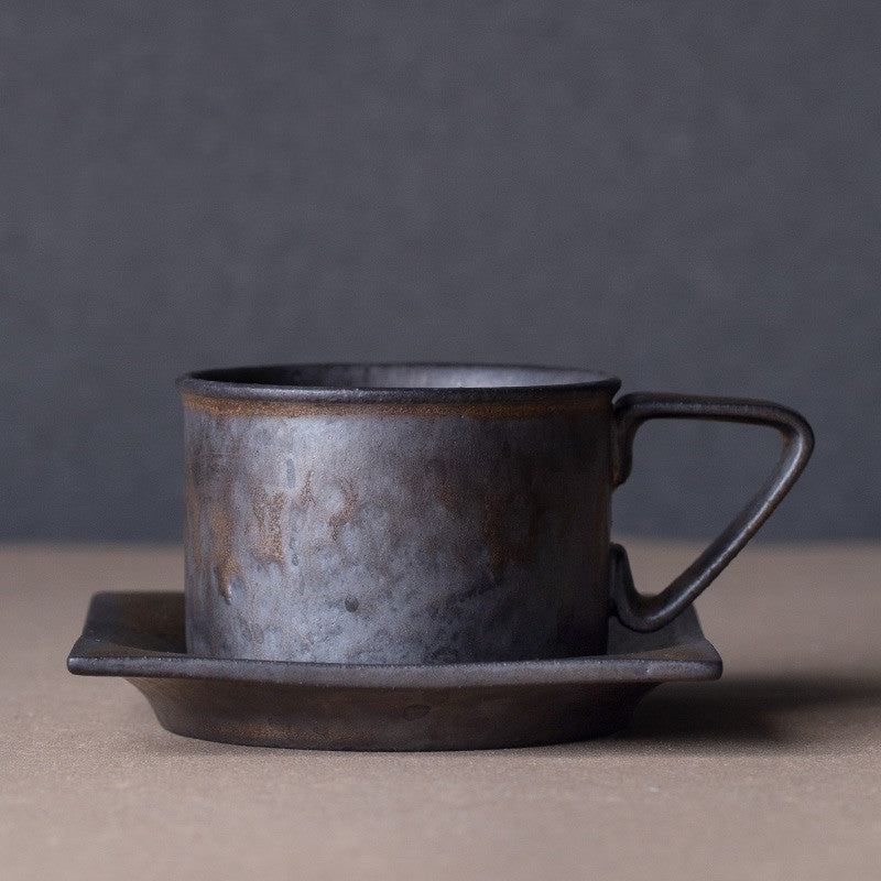 Flowing Year Coffee Cup Japanese Exquisite Cup And Saucer Set Creative Gilt Retro Mug Tea Cup Home - Walfos® Kitchenware