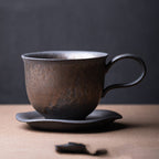 Flowing Year Coffee Cup Japanese Exquisite Cup And Saucer Set Creative Gilt Retro Mug Tea Cup Home - Walfos® Kitchenware