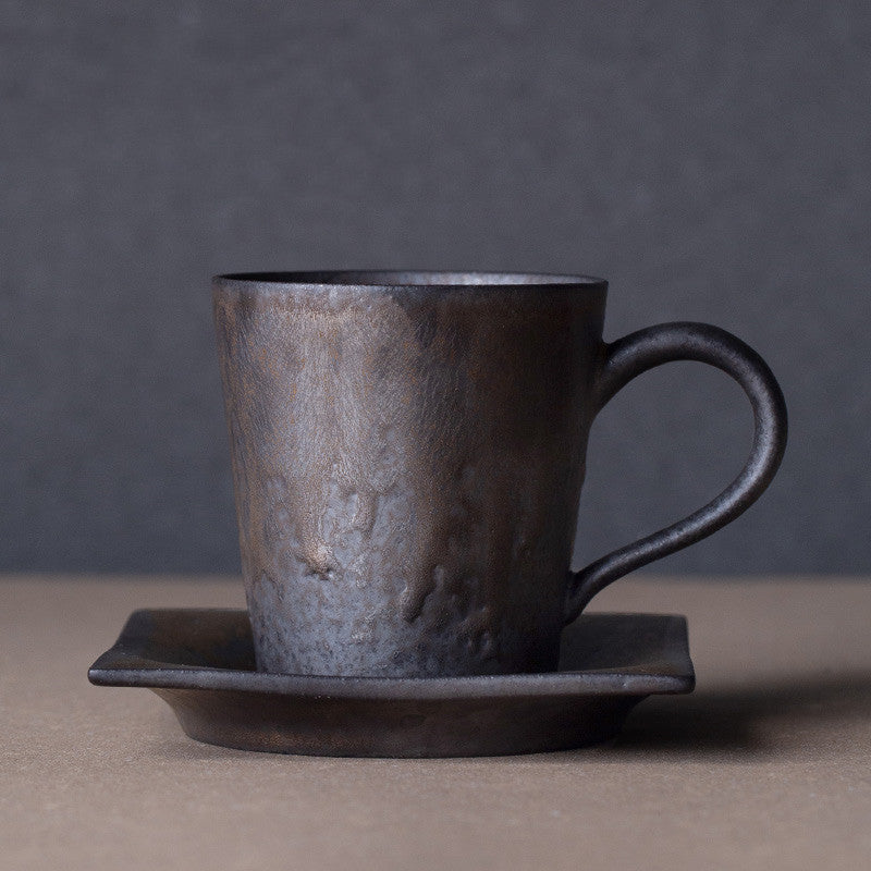 Flowing Year Coffee Cup Japanese Exquisite Cup And Saucer Set Creative Gilt Retro Mug Tea Cup Home - Walfos® Kitchenware