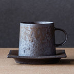 Flowing Year Coffee Cup Japanese Exquisite Cup And Saucer Set Creative Gilt Retro Mug Tea Cup Home - Walfos® Kitchenware