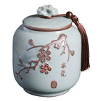 Ge Kiln Tea Jar Relief Sealed Tank Medium Tea Package Box - Walfos® Kitchenware