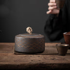 Gilt Iron Glazed Tea Pot Ceramic Airtight Pot Medium - Walfos® Kitchenware