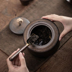 Gilt Iron Glazed Tea Pot Ceramic Airtight Pot Medium - Walfos® Kitchenware