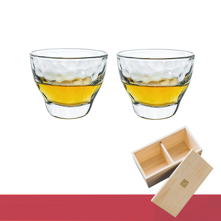 Hammer Pattern Small Wine Cup Birthday Gift Japanese Tea Set - Walfos® Kitchenware