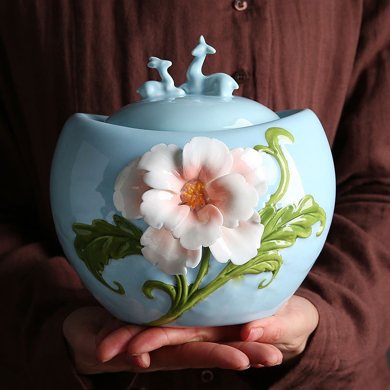 Hand-made Porcelain Sealed Tea Pot - Walfos® Kitchenware