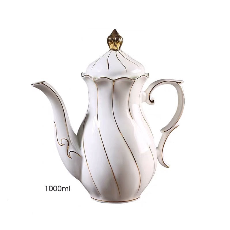 Handmade Gold Bone China Coffee Cup Set - Walfos® Kitchenware