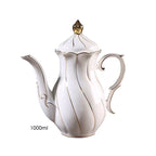 Handmade Gold Bone China Coffee Cup Set - Walfos® Kitchenware