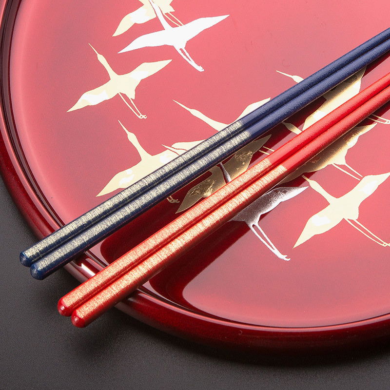 Handmade Solid Wood Chopsticks Japanese Home Starry Sky - Walfos® Kitchenware