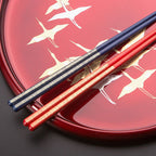 Handmade Solid Wood Chopsticks Japanese Home Starry Sky - Walfos® Kitchenware