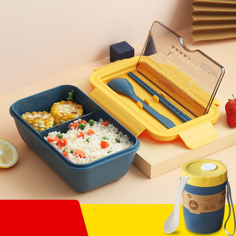 Heated Partitioned Bento Box Student Japanese Lunch Box - Walfos® Kitchenware