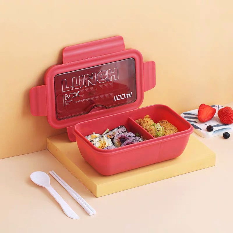 Heated Partitioned Bento Box Student Japanese Lunch Box - Walfos® Kitchenware