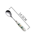 High-grade Bone China Coffee Cup And Saucer Set Flower Tea Afternoon Tea Ceramic Cup Household With Spoon - Walfos® Kitchenware