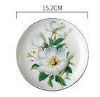 High-grade Bone China Coffee Cup And Saucer Set Flower Tea Afternoon Tea Ceramic Cup Household With Spoon - Walfos® Kitchenware