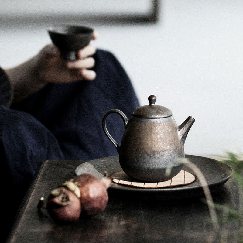 High Mountain Stream Kettle Tea Maker Ceramic Single Pot Kung Fu Tea Set Single Pot - Walfos® Kitchenware