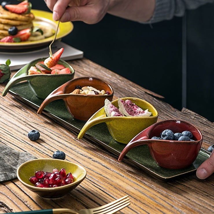 Home Ceramic Creative Western Style Seasoning Sauce Dish - Walfos® Kitchenware