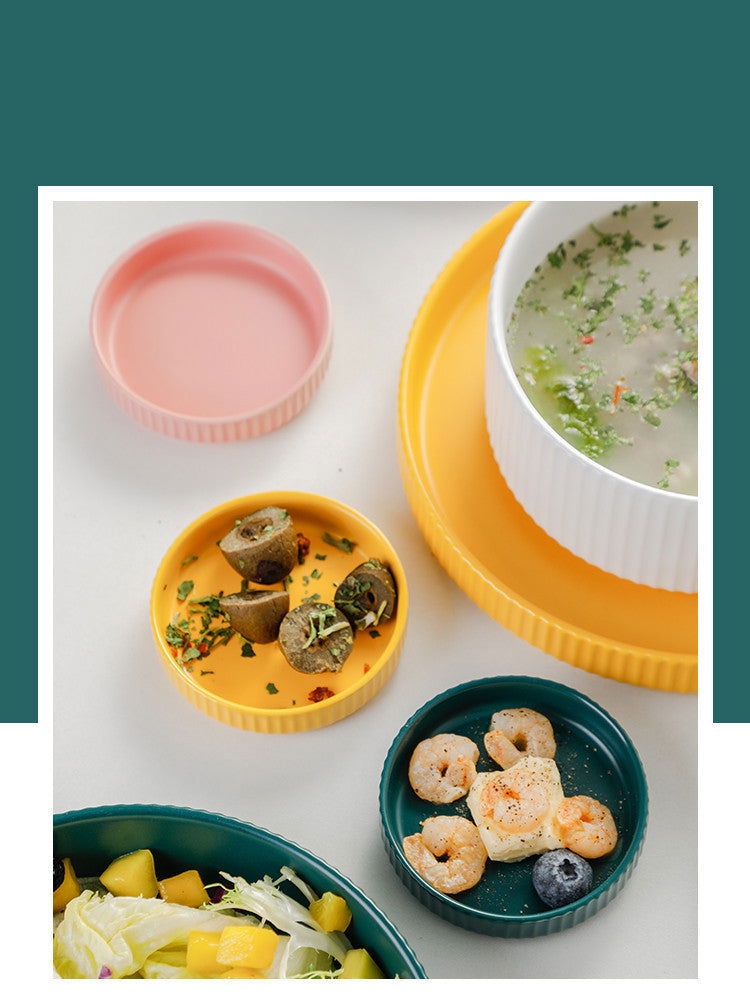 Home Ceramic Sauce Personalized Seasoning Small Dish Nordic Creativity - Walfos® Kitchenware