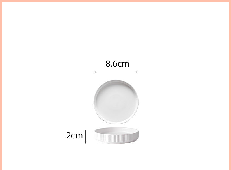 Home Ceramic Sauce Personalized Seasoning Small Dish Nordic Creativity - Walfos® Kitchenware