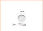 Home Ceramic Sauce Personalized Seasoning Small Dish Nordic Creativity - Walfos® Kitchenware