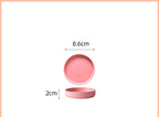 Home Ceramic Sauce Personalized Seasoning Small Dish Nordic Creativity - Walfos® Kitchenware