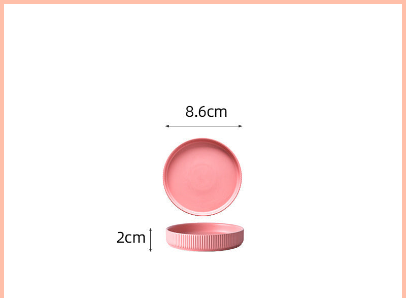Home Ceramic Sauce Personalized Seasoning Small Dish Nordic Creativity - Walfos® Kitchenware