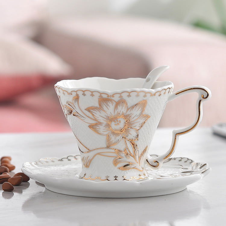 Home Simple Bone China Ceramic Coffee Cup - Walfos® Kitchenware