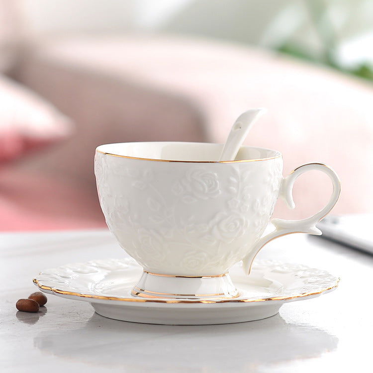 Home Simple Bone China Ceramic Coffee Cup - Walfos® Kitchenware