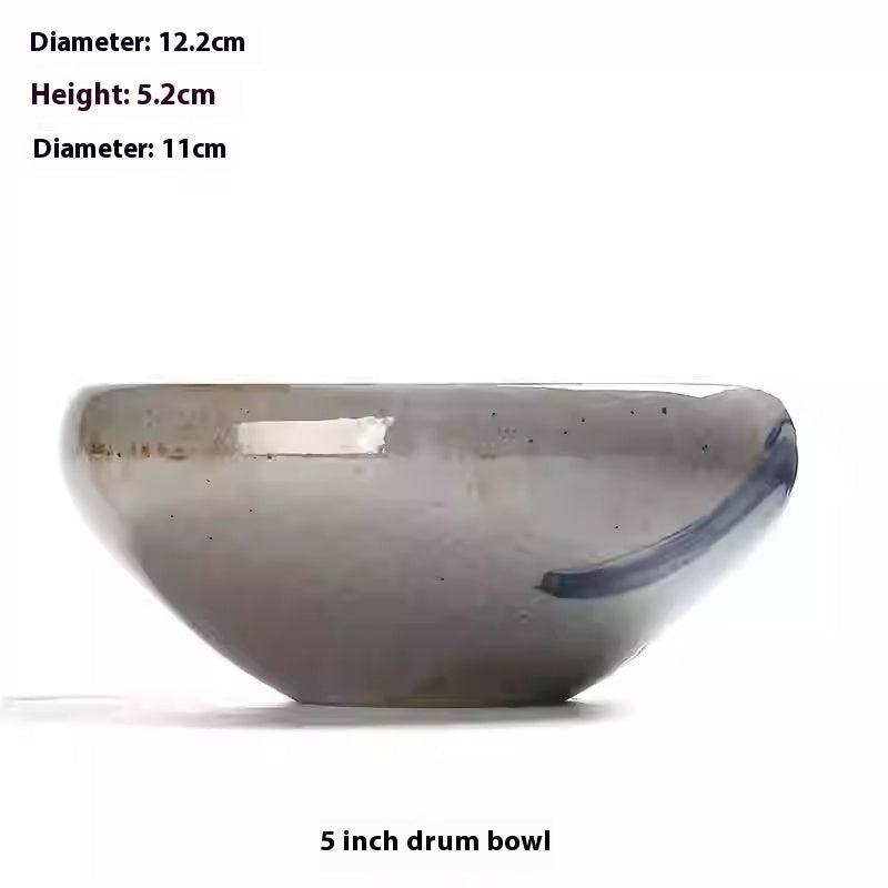 Household Ceramic Bowl Creative Dessert Bowl Japanese Style - Walfos® Kitchenware