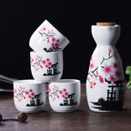 Household Ceramic Japanese Sake Bottle Set - Walfos® Kitchenware