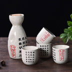 Household Ceramic Japanese Sake Bottle Set - Walfos® Kitchenware