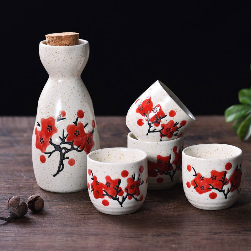 Household Ceramic Japanese Sake Bottle Set - Walfos® Kitchenware