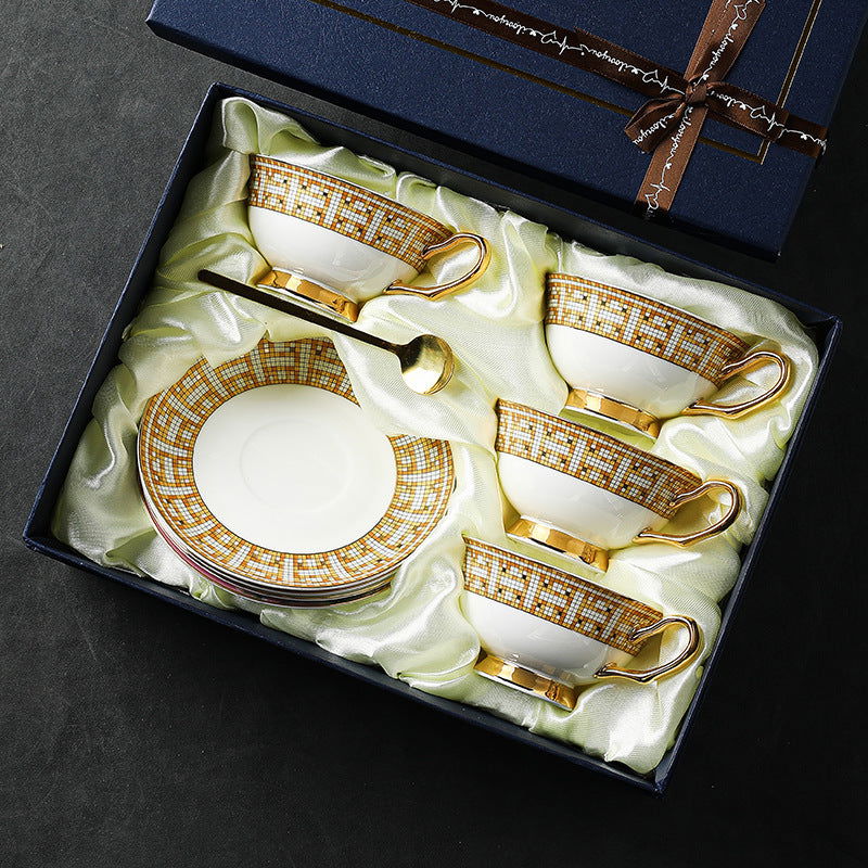 Household Ceramic Small Exquisite Gift Box Suit - Walfos® Kitchenware