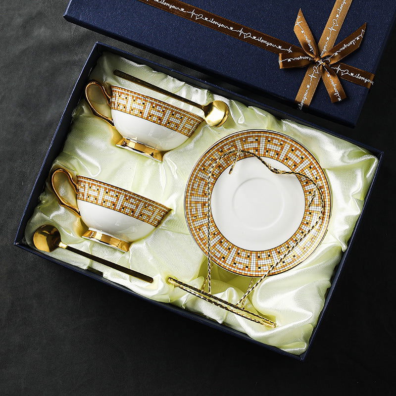 Household Ceramic Small Exquisite Gift Box Suit - Walfos® Kitchenware