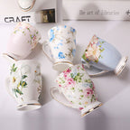 Household Creative Bone China Mark Office Cup - Walfos® Kitchenware