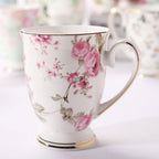 Household Creative Bone China Mark Office Cup - Walfos® Kitchenware