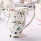 Household Creative Bone China Mark Office Cup - Walfos® Kitchenware