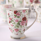 Household Creative Bone China Mark Office Cup - Walfos® Kitchenware