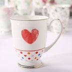 Household Creative Bone China Mark Office Cup - Walfos® Kitchenware