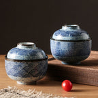 Household Dessert Japanese Ceramic Stew Bowl - Walfos® Kitchenware